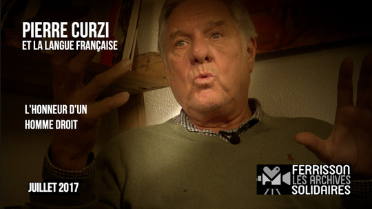 Pierre Curzi et la langue française